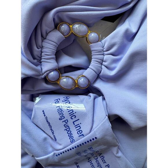 New BECCA by Rebecca Virtue Women's Bellflower Ariyah One Piece Swimsuit Size M - Picture 7 of 8